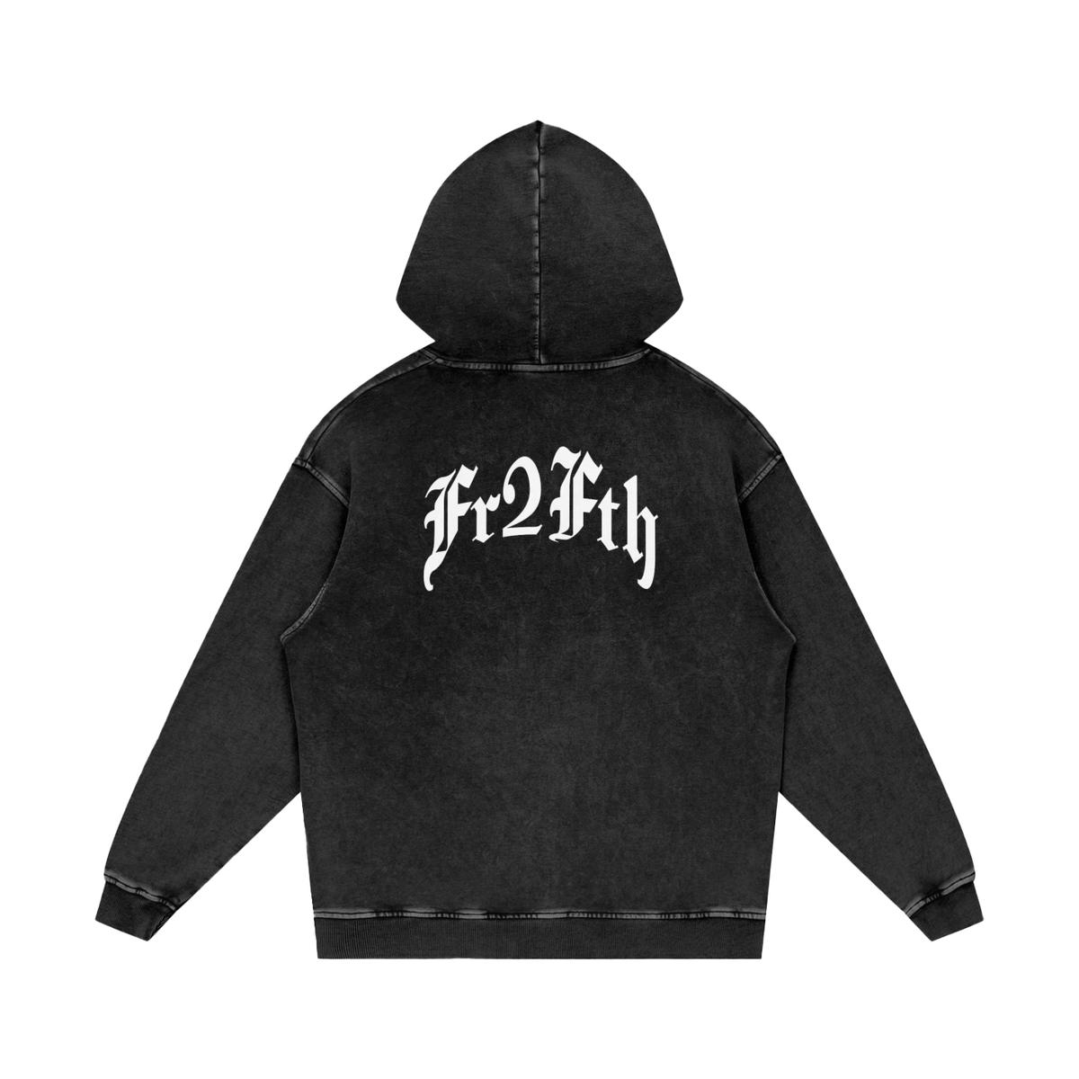 FR2FTH - THE OG - Snow Washed Loose Cotton Hoodie