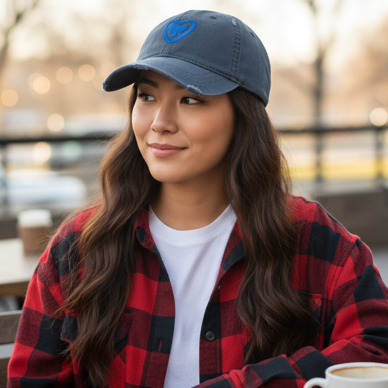 FR2FTH LOVE LA - Distressed Dad Hat