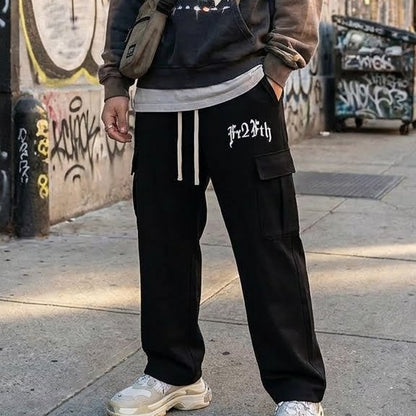 FR2FTH THE OG - Drawstring Waist Straight-Leg Cargo Pants
