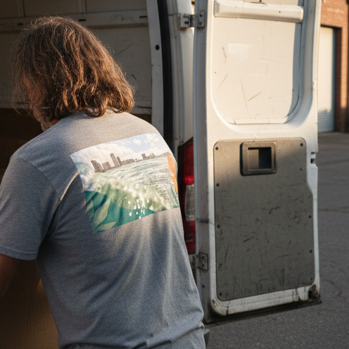 FR2FTH ROCKPILES ALOHA - UNISEX premium heavyweight tee