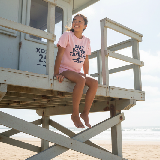 FR2FTH SALT WATER THERAPY - Unisex organic ribbed neck t-shirt