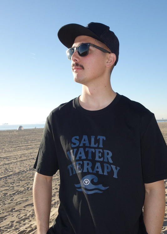 FR2FTH SALT WATER THERAPY - Unisex organic ribbed neck t-shirt