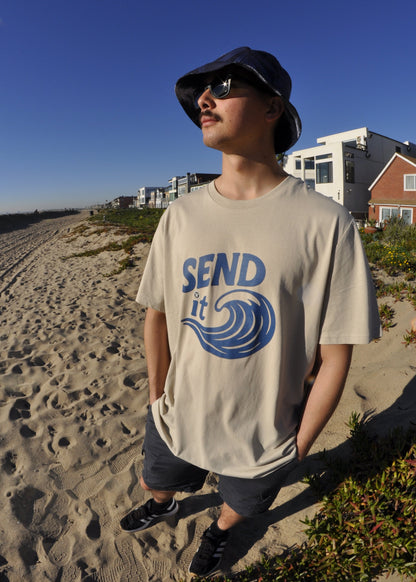 FR2FTH SEND IT - Unisex organic ribbed neck t-shirt