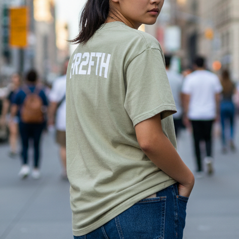 FTF FR2FTH - PREMIUM Oversized faded t-shirt