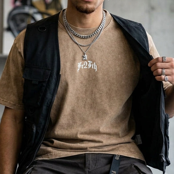 FR2FTH - THE OG - Snow Washed Heavyweight Oversize T-Shirt