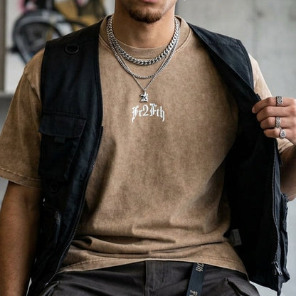 FR2FTH - THE OG - Snow Washed Heavyweight Oversize T-Shirt