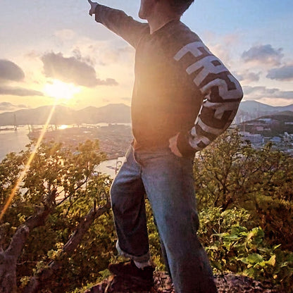 FR2FTH TEAM - CUSTOM Knitted crew neck sweater