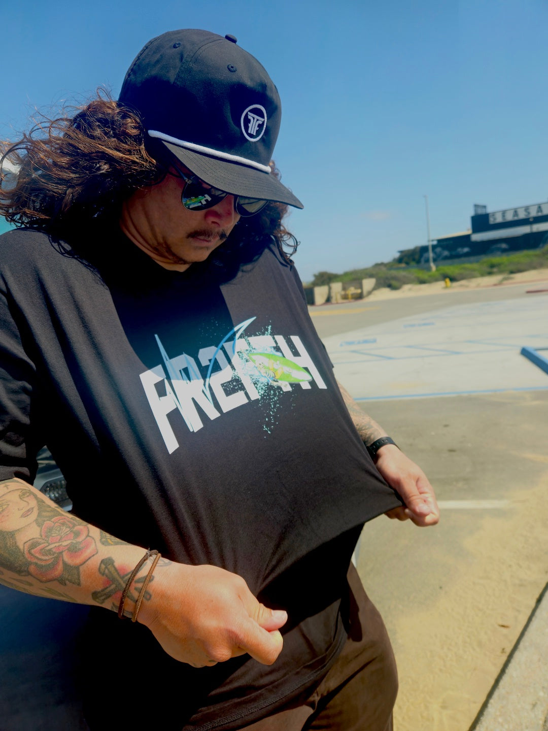 FTF SKELLY SURF - Men’s premium heavyweight tee