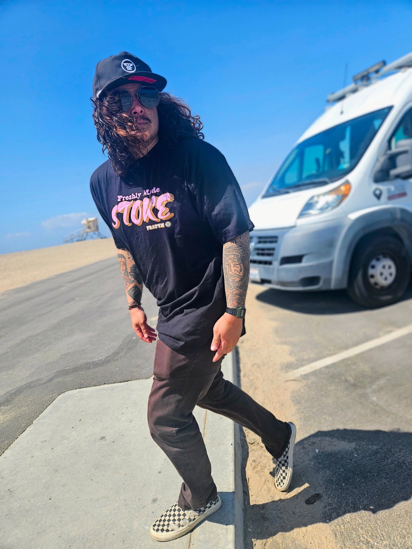 FR2FTH FRESH MADE STOKE - Men’s premium heavyweight tee