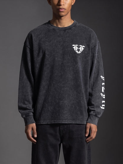 FR2FTH - THE OG - Snow Washed Frayed Edge T-Shirt