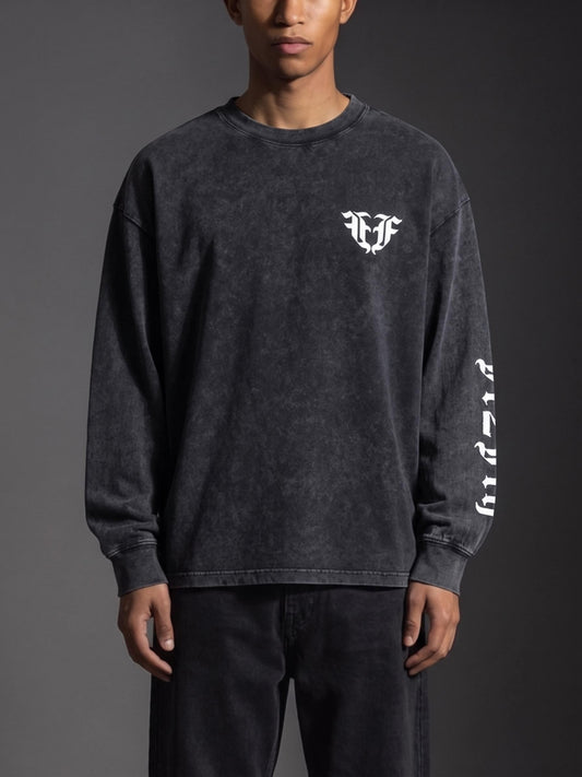 FR2FTH - THE OG - Snow Washed Frayed Edge T-Shirt