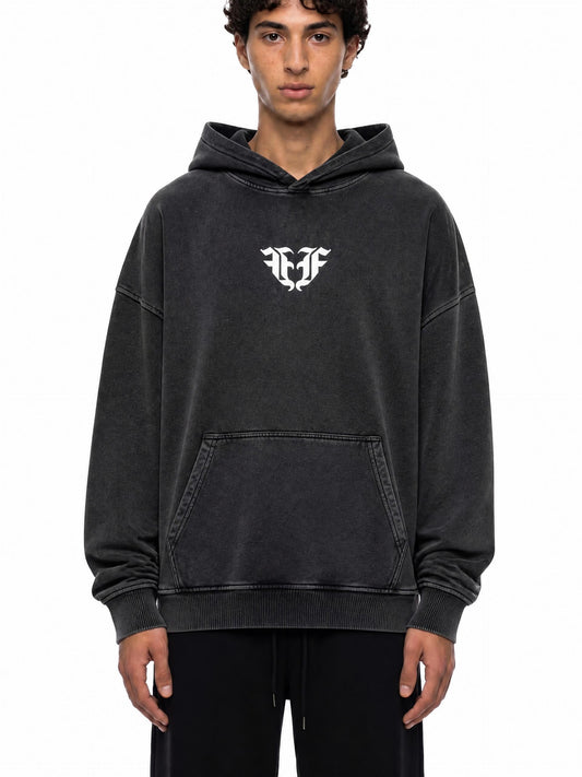 FR2FTH - THE OG - Snow Washed Loose Cotton Hoodie