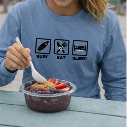 FR2FTH SURF EAT SLEEP - UNISEX Long Sleeve Shirt