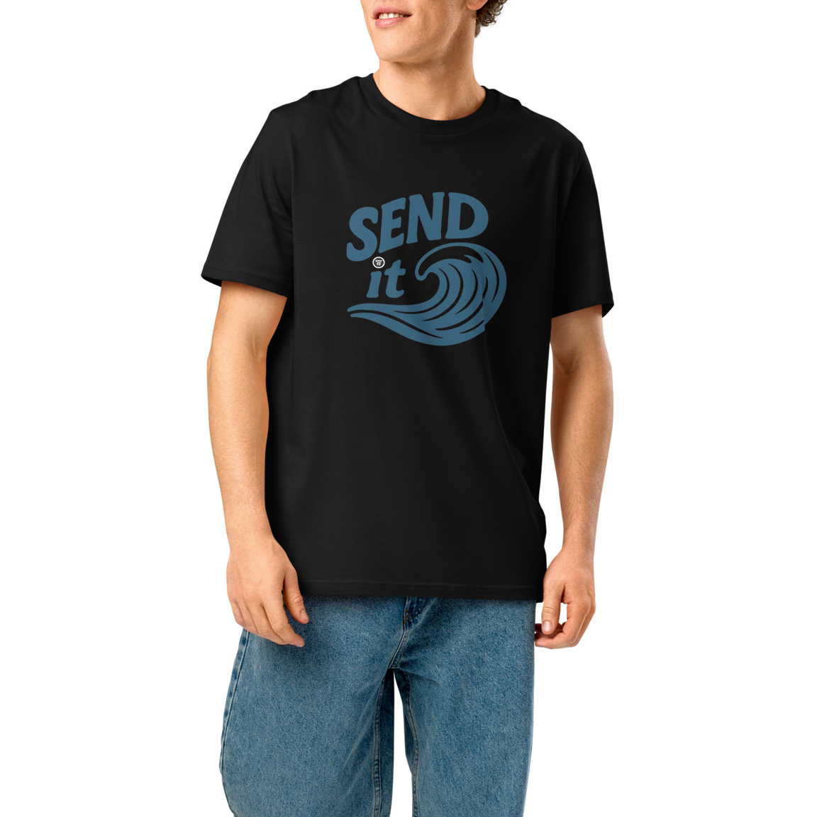 FR2FTH SEND IT - Unisex organic ribbed neck t-shirt