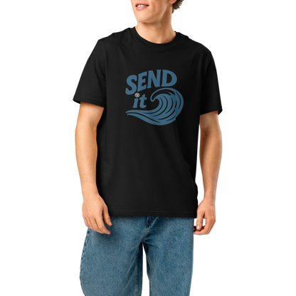 FR2FTH SEND IT - Unisex organic ribbed neck t-shirt