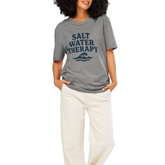 FR2FTH SALT WATER THERAPY - Unisex organic ribbed neck t-shirt