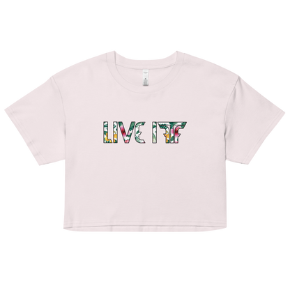 FTF LIVEIT - Women’s crop top