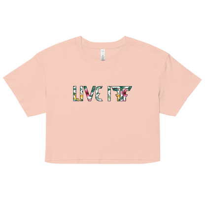 FTF LIVEIT - Women’s crop top